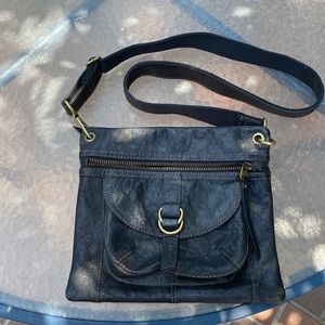 Fossil Black Leather Purse